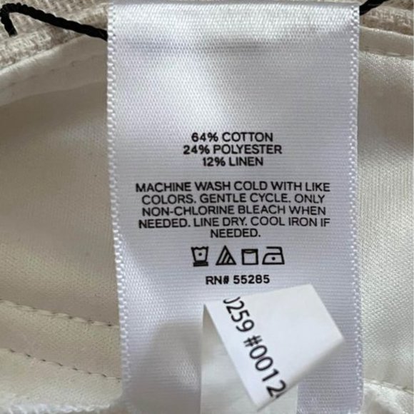 Fabulous NWT Express 70s Style High Waisted White Wide Leg Pant, Size 8 - Picture 5 of 6